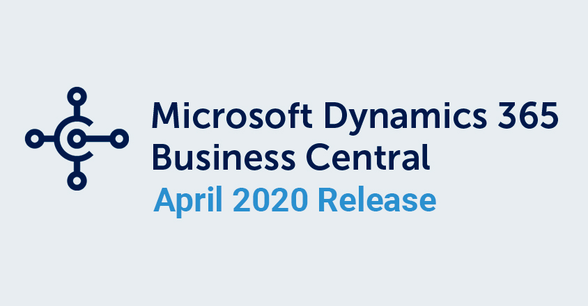 Business Central April 2020